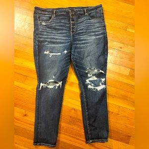 COPY - American eagle plus size skinny distressed jeans
